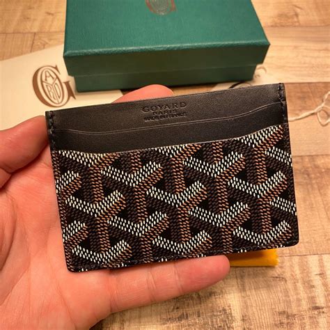 card case goyard|goyard st sulpice card wallet.